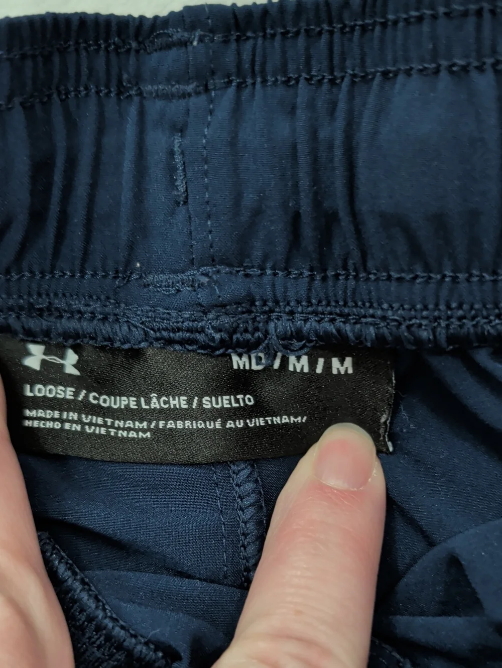 Like New Navy Blue Under Armor Athletic Shorts